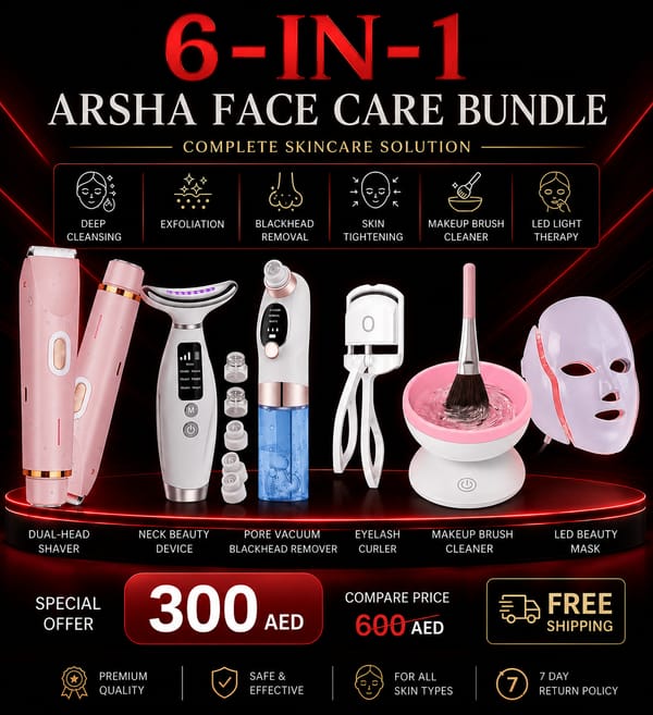 6-in-1 Arsha Face Care Bundle